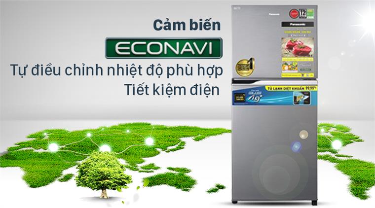 Tủ lạnh Panasonic 2 cánh Inverter 234 Lít NR-TV261APSV