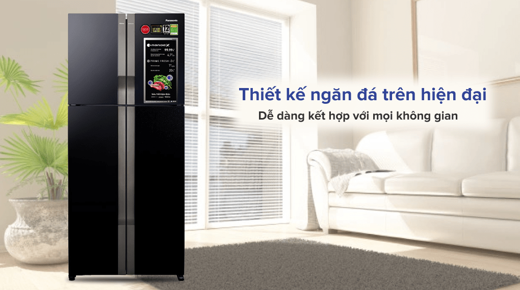 Tủ lạnh Panasonic Inverter 550 lít NR-DZ601YGKV Tủ lạnh Panasonic Inverter 550 lít NR-DZ601YGKV