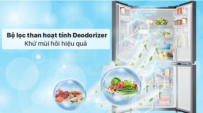 Tủ lạnh Samsung Inverter 488L RF48A4010B4/SV Tủ lạnh Samsung Inverter 488L RF48A4010B4/SV
