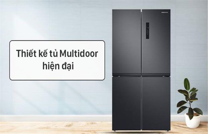 Tủ lạnh Samsung Multidoor Inverter 488L RF48A4000B4/SV