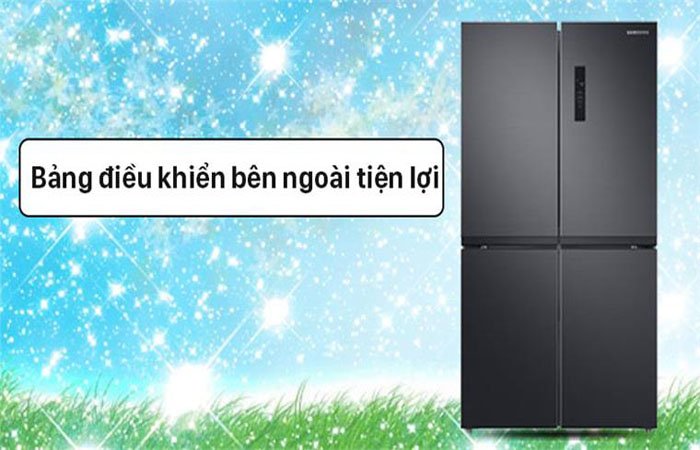 Tủ lạnh Samsung Multidoor Inverter 488L RF48A4000B4/SV