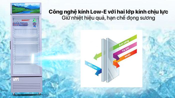 Tủ mát Sanaky 290 Lít VH-358KL