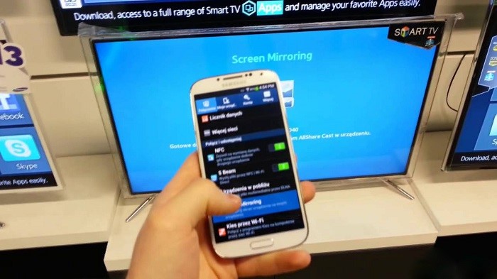 tivi thông minh kết nối Screen Mirroring