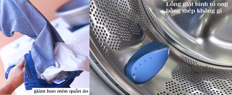 Lồng giặt HIVE hình tổ ong máy giặt electrolux