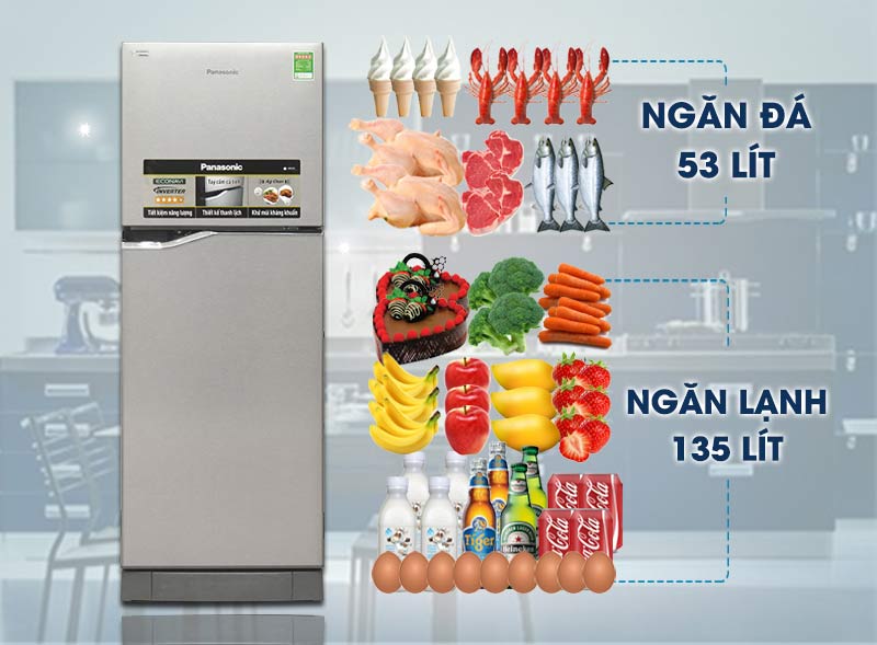 0905-tu-lanh-panasonic-nr-ba228psv1-188-lit Tủ lạnh Panasonic NR-BA228PSV1 188 lít