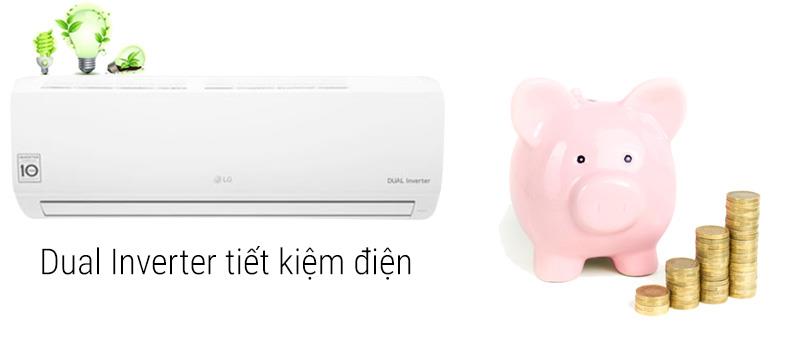 Điều hòa 1 chiều Inverter LG V10ENV 9.200BTU