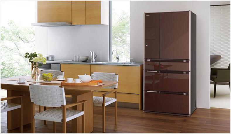 Tủ lạnh Hitachi với thiết kế hiện đại