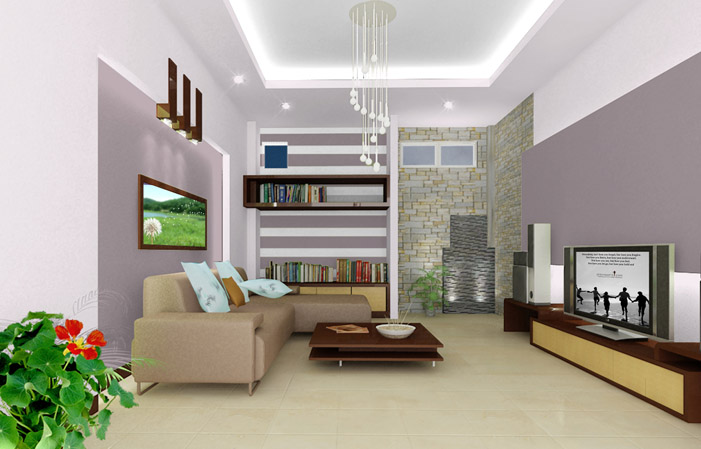 bày trí tivi phòng khác thêm sang trọng