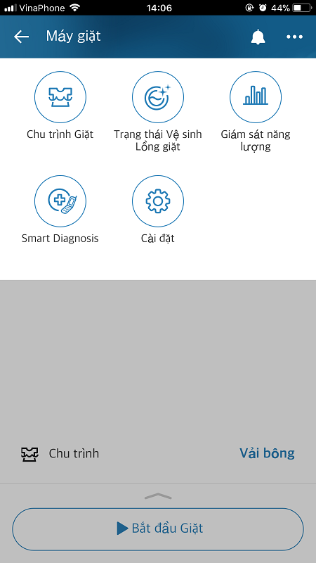 1701 ket noi dien thoai voi may giat lg qua ung dung smartthinq 18