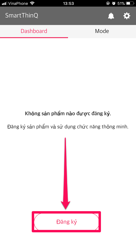 1701 ket noi dien thoai voi may giat lg qua ung dung smartthinq 3