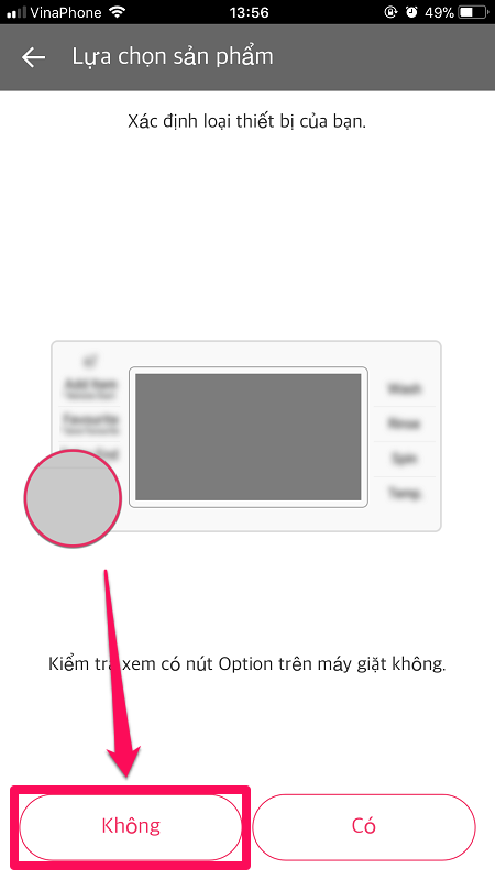 1701 ket noi dien thoai voi may giat lg qua ung dung smartthinq 8