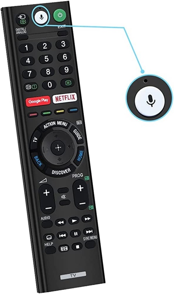Nút chức năng Voice Search cho tivi sony giọng nói