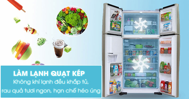 2011-lam-lanh-quat-kep-tu-lanh-hitachi làm lạnh quạt kép tủ lạnh hitachi