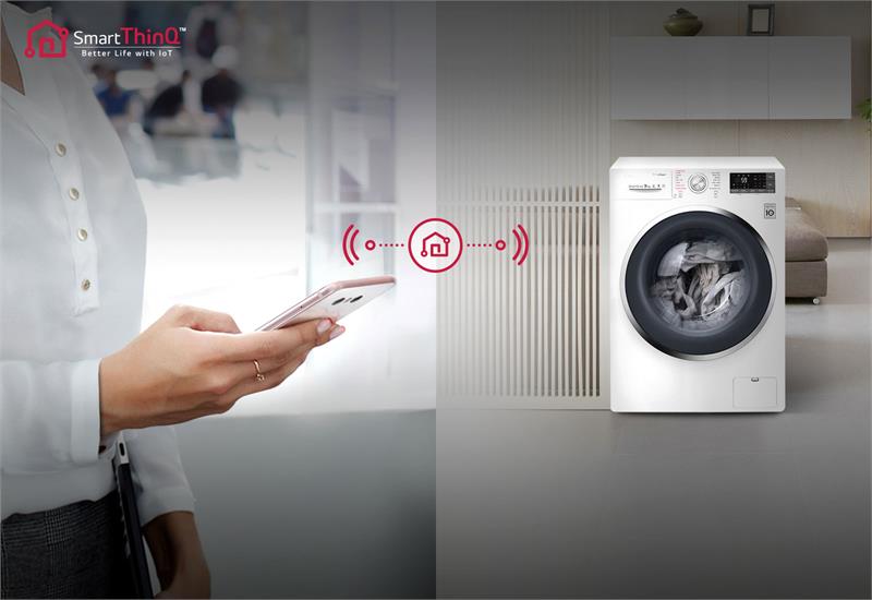 Máy giặt 9kg LG FC1409S3W lồng ngang