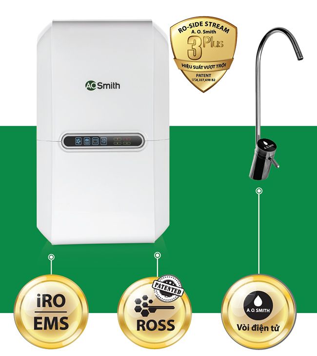 MÁY LỌC NƯỚC AO MÀNG LỌC RO SMITH AR75-A-S-2