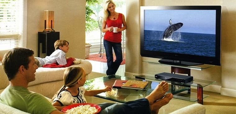 tính toán diện tích phòng khi sử dụng tivi 4k