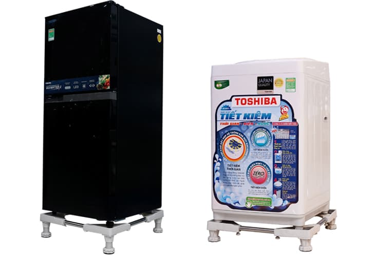 chân đế máy giặt rất tiện dụng