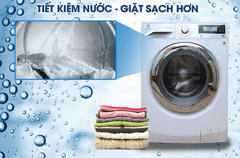 máy giặt tiết kiệm nước
