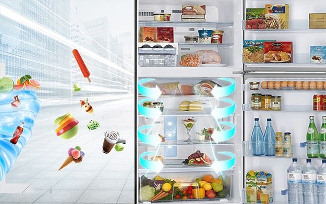 Những công nghệ nổi bật được sử dụng trên chiếc tủ lạnh SBS LG GR-B247JP - coogn nghệ làm lạnh đa chiều