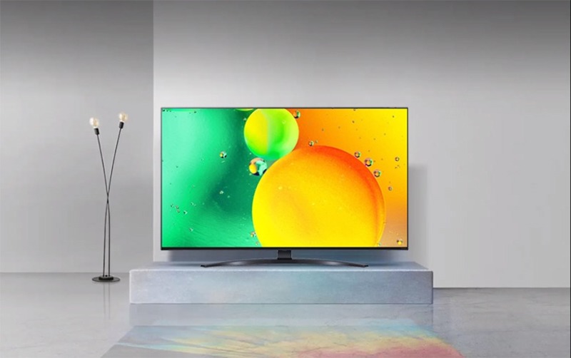 Smart Tivi NanoCell LG 65NANO76SQA 4K 65 inch sở hữu công nghệ màn hình Nano hiện đại