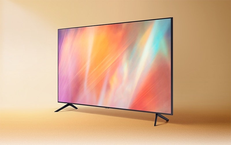 Thiết kế thanh mảnh, sang trọng của Smart Tivi Samsung 4k 43 inch UA43AU7002