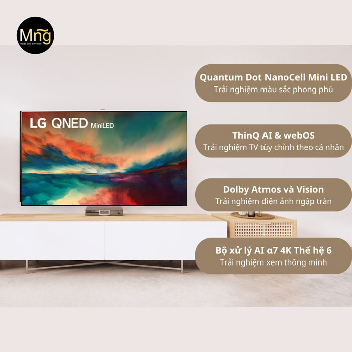 75qned86sra Lắp đặt tivi 75QNED86SRA màn hình hiển thị siêu lớn