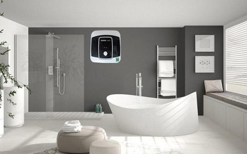 Bình Rossi 15l vuông, hoàn hảo cho những phòng tắm phong cách tối giản