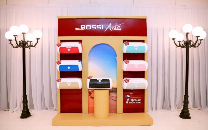 Sự tinh tế trong từng chi tiết sản phẩm Rossi khẳng định vị thế hàng đầu trong ngành thiết bị gia dụng