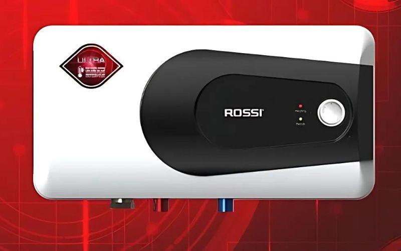 Bình nóng lạnh Rossi mang phong cách tối giản, kết hợp hoàn hảo trong các thiết kế nội thất hiện đại