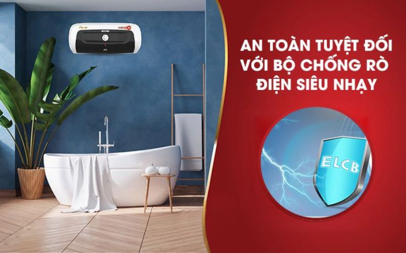 Công nghệ chống rò điện tiên tiến giúp ngăn chặn nguy cơ giật điện một cách hiệu quả