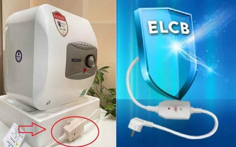 Bình nóng lạnh Rossi tích hợp hệ thống chống giật ELCB, an toàn tuyệt đối khi dùng
