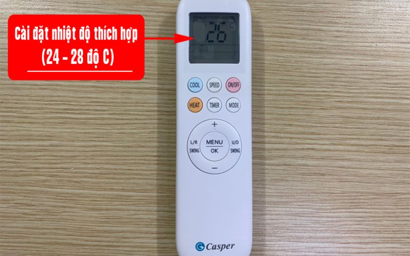 cach chinh dieu hoa casper cho lanh hinh 2