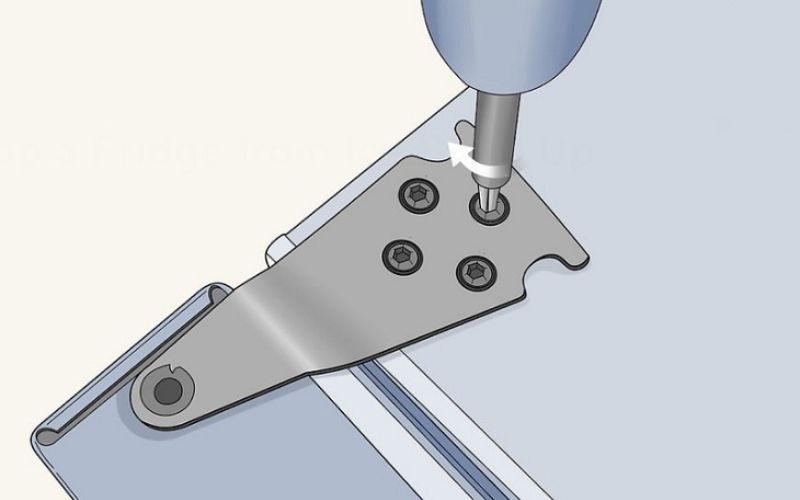 Bước 3: Vặn chặt các bản lề