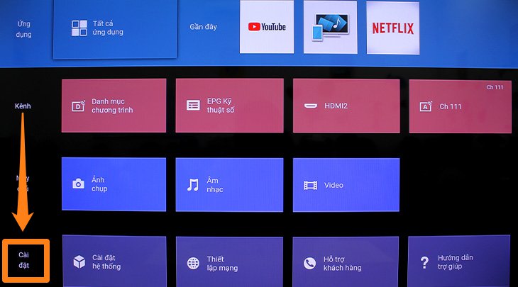 Cách khắc phục lỗi Tivi Sony không vào được Youtube