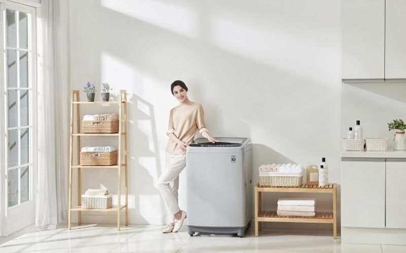 Đảm bảo vị trí lắp đặt máy giặt có đủ lưu thông không khí để hạn chế độ ẩm tích tụ