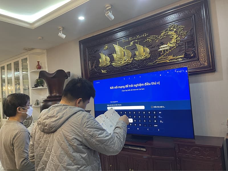 Dịch vụ lắp đặt tivi tại nhà của Minh Phương