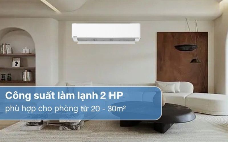 dieu hoa panasonic 18000 1 chieu inverter hinh 1
