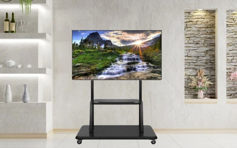Tăng tính linh hoạt với giá treo tivi di động cho mọi không gian