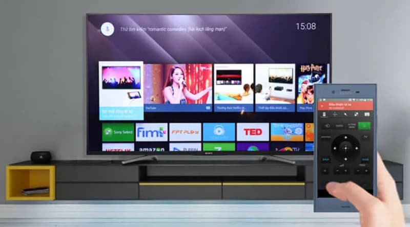 Android TV Sony có thể điều khiển mà không cần Remote
