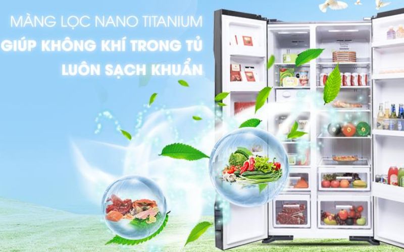 Màng lọc khử mùi tiên tiến ngăn chặn vi khuẩn, bảo vệ thực phẩm khỏi những mùi khó chịu trong tủ lạnh