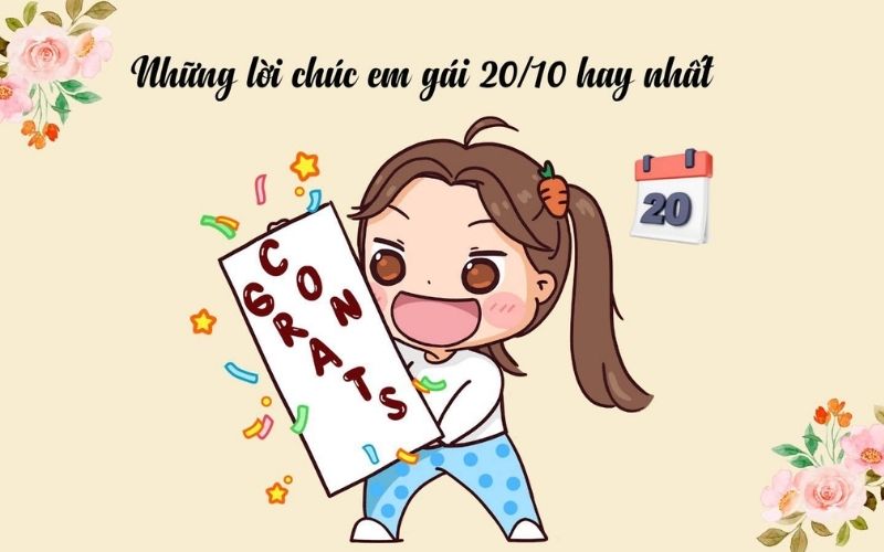 Những lời chúc nhân ngày Phụ nữ Việt Nam đáng yêu dành tặng em gái