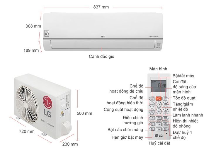 Mã lỗi máy lạnh LG