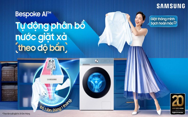Máy giặt cửa ngang Samsung