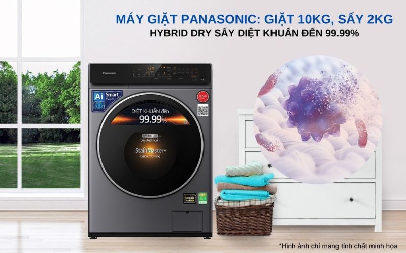 Máy giặt Panasonic Inverter 10 kg NA-V10FC1LVT