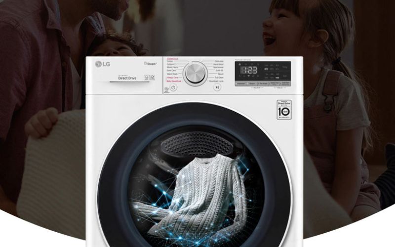 Máy giặt lồng ngang 9kg (trắng) FV1209S5W