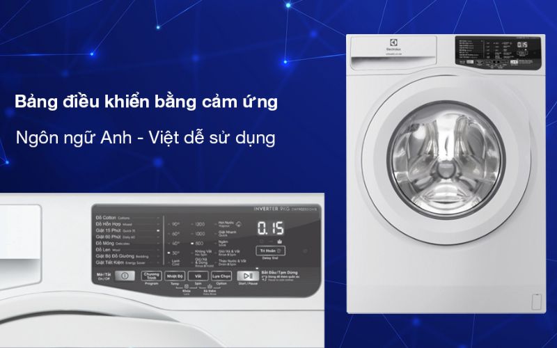 Máy giặt Electrolux UltimateCare 100 Inverter 9 kg EWF9025DQWB