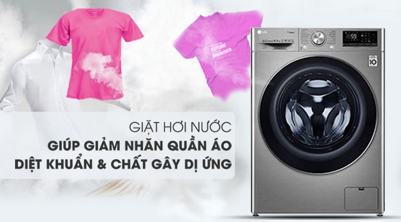 Khám phá máy giặt hơi nước LG với công nghệ giặt hơi nước