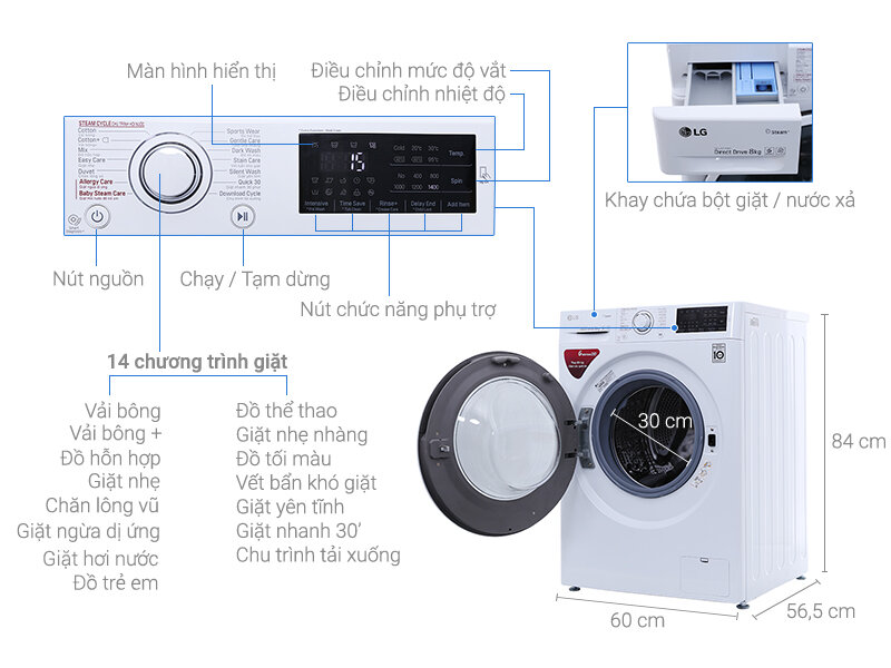 Liệu rằng máy giặt LG FC1408S4W2 có tốt không? Liệu rằng máy giặt LG FC1408S4W2 có tốt không?