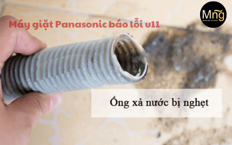 Ống xả bị tắc sẽ khiến nước không thể thoát ra ngoài