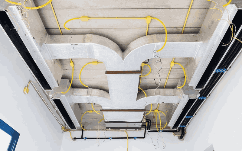 Máy lạnh với thiết kế âm trần rất phù hợp với những nơi có diện tích và không gian rộng.